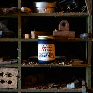 5oz Jar of Frontier Roast Coffee — Walling Mtn.