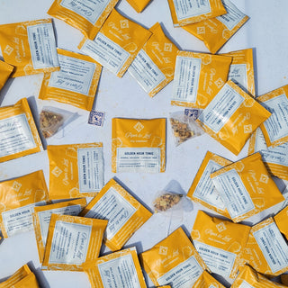 Golden Hour Tonic Case of Individually Wrapped Tea Bags- 50ct