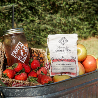 Strawberry Shindig Muslin Bag of Loose Leaf Tea - 15 Servings