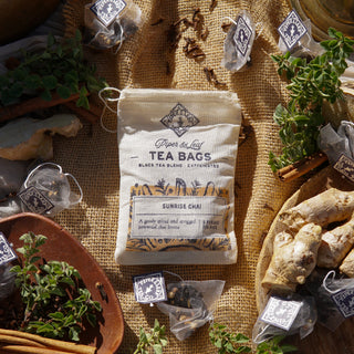 Sunrise Chai 9ct Tea Bags in Muslin