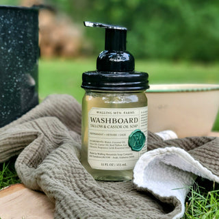 Washboard 12oz Tallow & Castor Oil Foaming Hand Soap